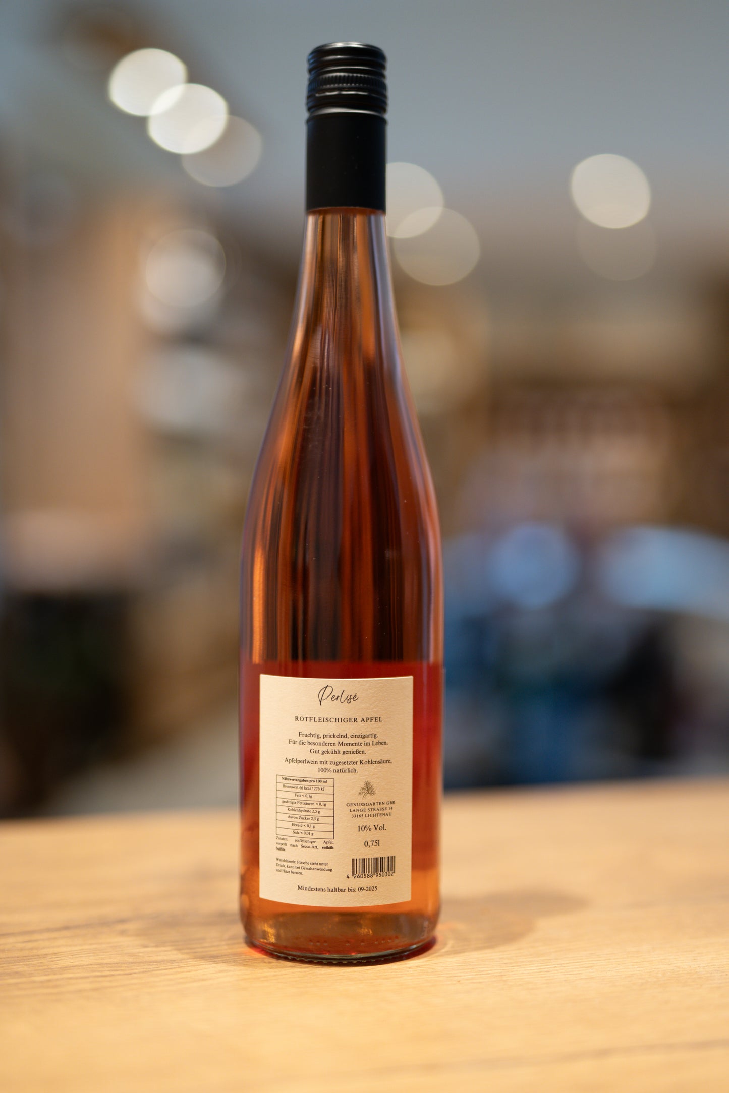 Perlisé rotfleischiger Apfel 10% Vol.