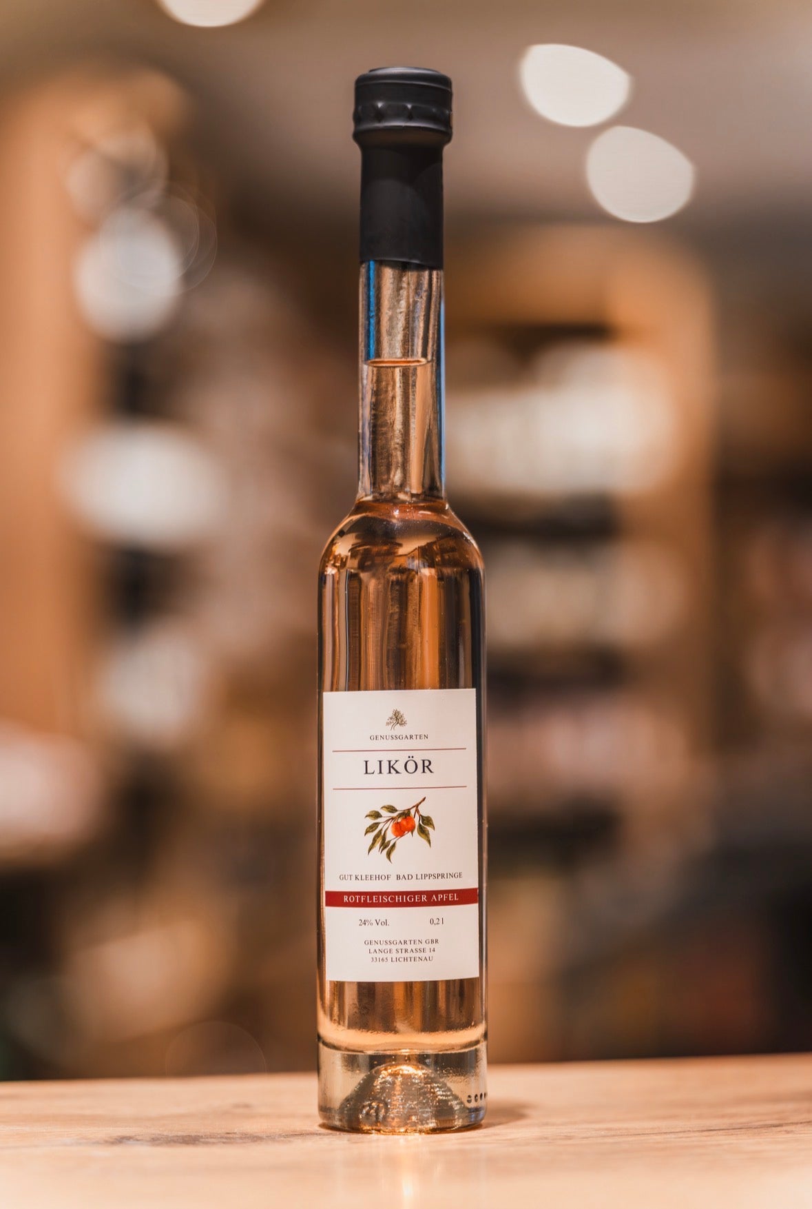 Likör rotfleischiger Apfel 24% Vol.